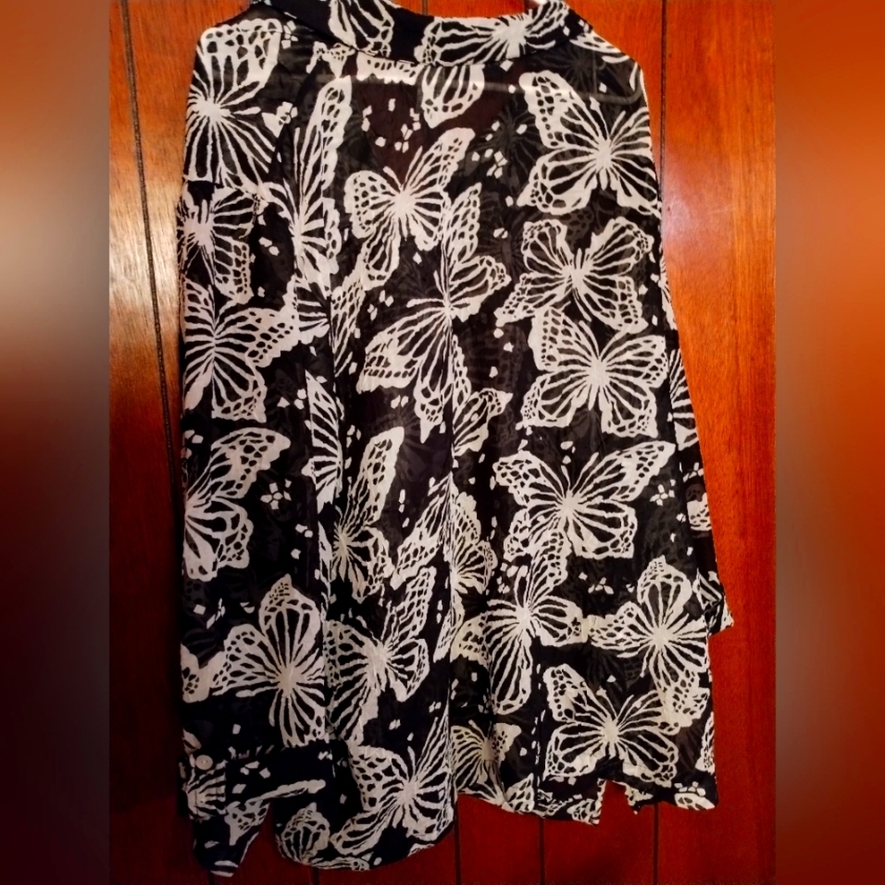 CATHY DANIEL'S  BLACK WITH LACE ON BODICE TANK TOP SIZE 2XL